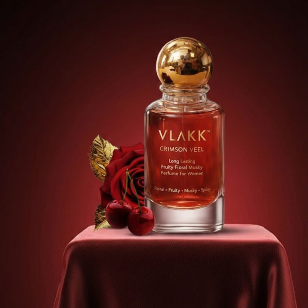 Vlakk™ Crimson Veel Long Lasting Fruity Floral Musky Perfume For 
